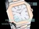 HBF Factory Swiss Copy Patek Philippe Cubitus 5821 White Dial Two-tone Rose Gold Watch (3)_th.jpg